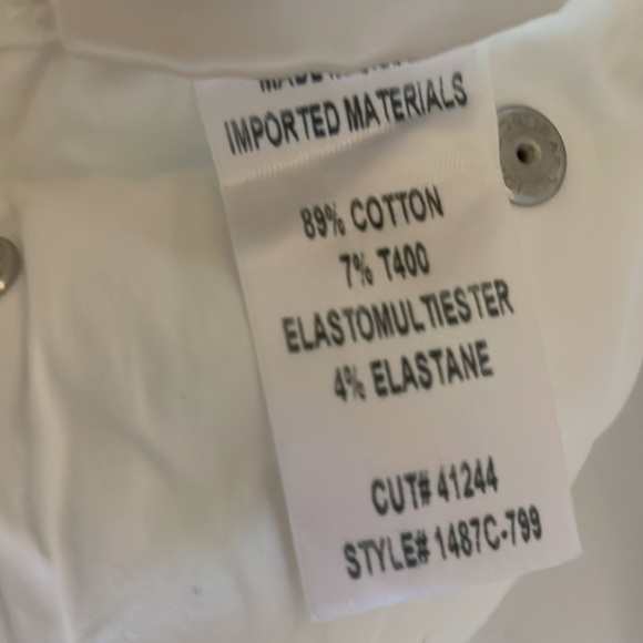 Citizens of Humanity White Rocket Crop High Rise Skinny size 25 - Picture 10 of 11